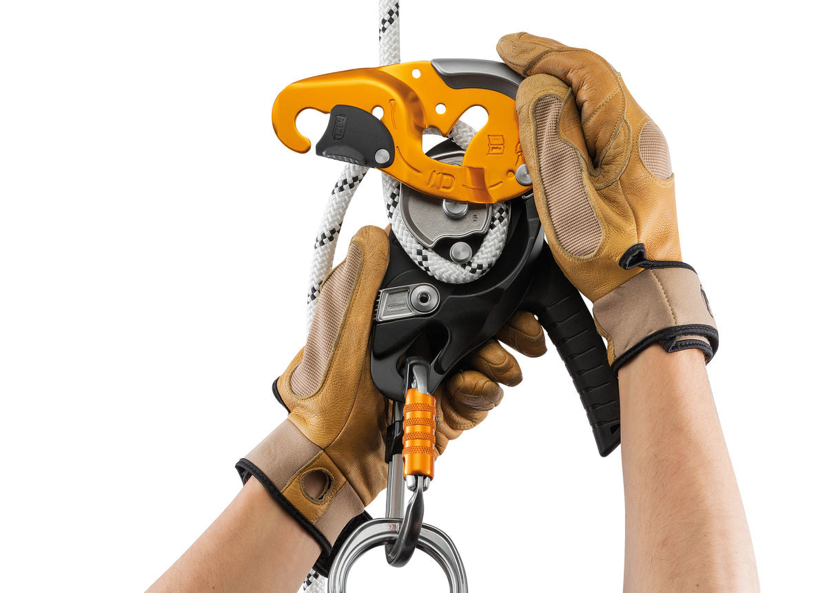 Petzl Descensor Autoblocante ID S - Segurança Certificada para Trabalho em Altura NR-35
