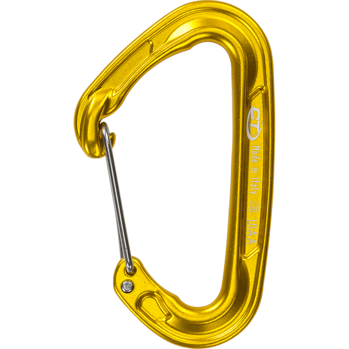 FLY-WEIGHT EVO - Mosquetão de liga leve forjado a quente com trava de arame