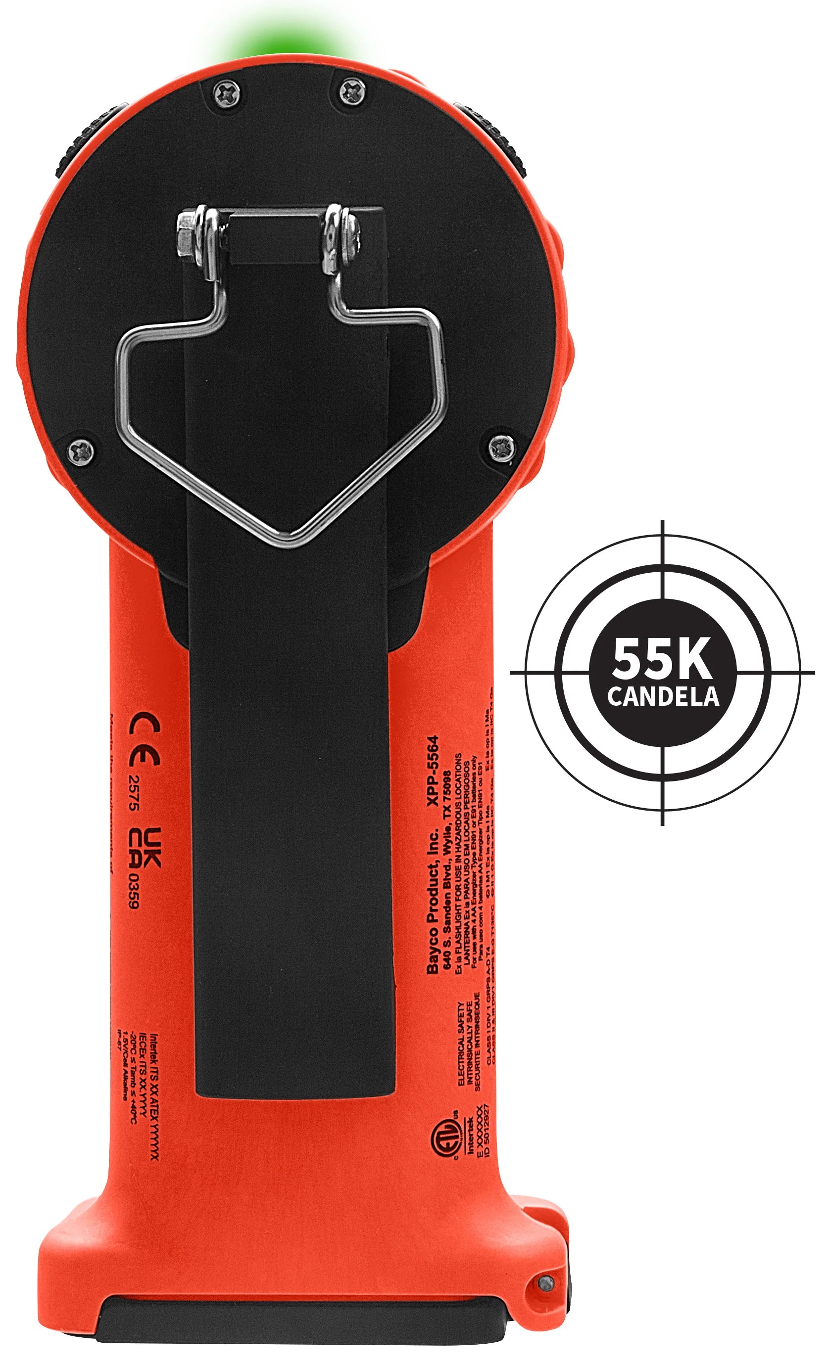 XPP-5564RX LANTERNA INTRANT DUO TURBO TIPO COTOVELO INTRINSECAMENTE SEG. A PILHA