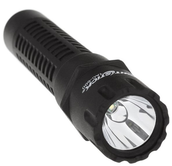 LANTERNA TÁTICA 2PK - POLIMERO COR PRETA L  - RECARREGAVEL -TAC-500B