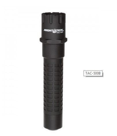 LANTERNA TÁTICA 2PK - POLIMERO COR PRETA L  - RECARREGAVEL -TAC-500B