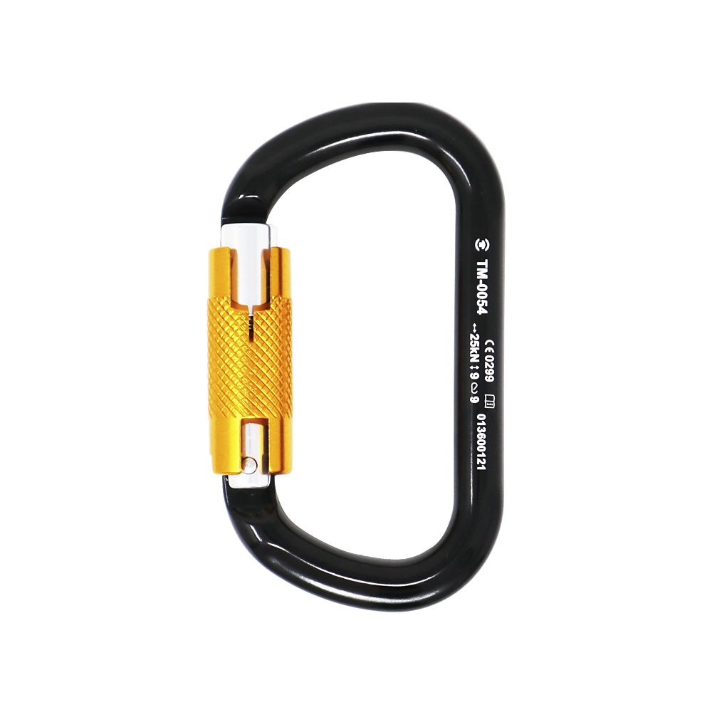 MOSQUETÃO DUPLA TRAVA BULLET AUTO ALUMÍNIO - TASK